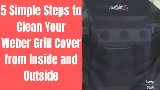 clean weber grill cover